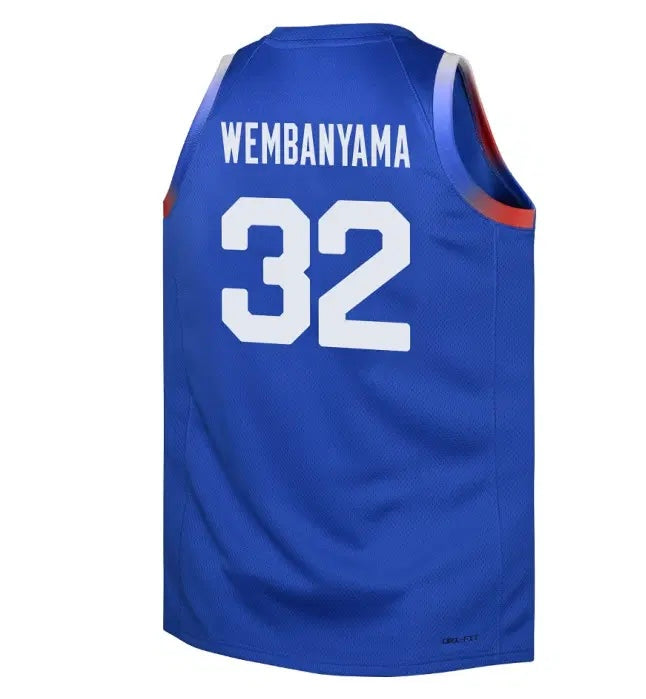 MAILLOT FRANCE J.O PARIS 2024 WEMBANYAMA