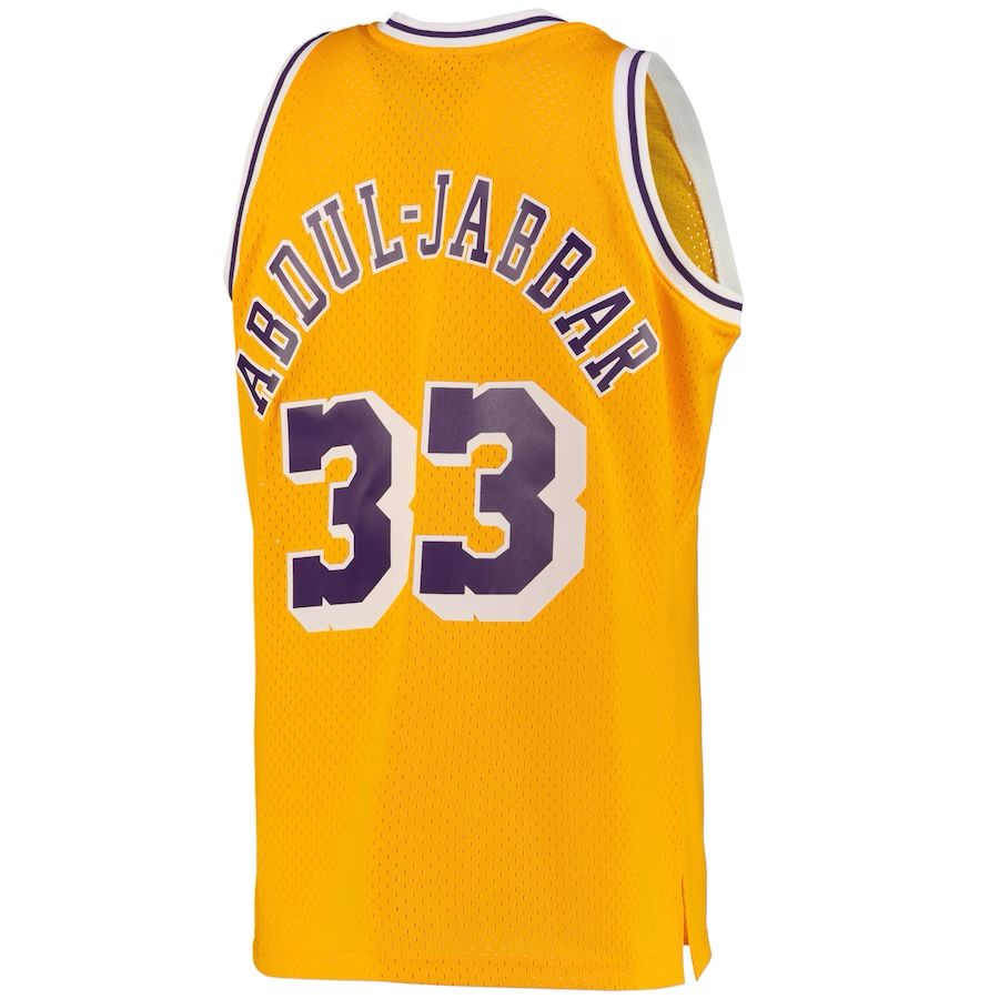 MAILLOT KAREEM ABDUL-JABBAR LOS ANGELES LAKERS VINTAGE