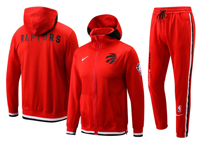 ENSEMBLE TORONTO RAPTORS (SURVÊTEMENT VESTE À CAPUCHE + PANTALON JOGGING)